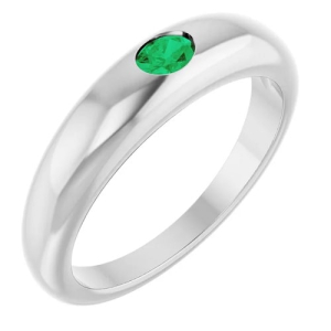 0.25 Carat Emerald Gemstone Rings