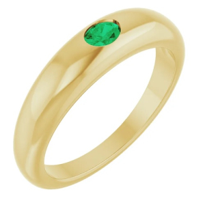 Zyah Emerald Yellow Gold 