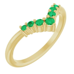 Xiamara Emerald Yellow Gold 