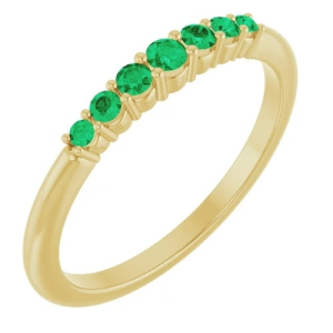 Zaara Emerald Yellow Gold 