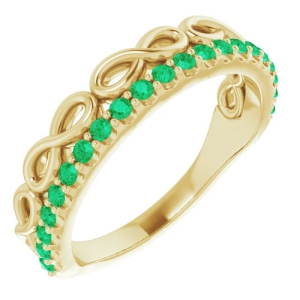 Zamirah Emerald Yellow Gold 