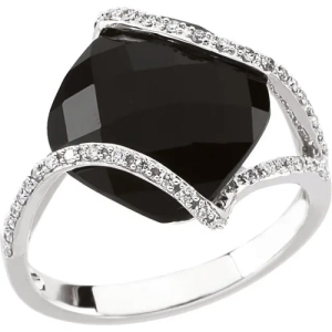7.75 Carat Black Diamond Rings