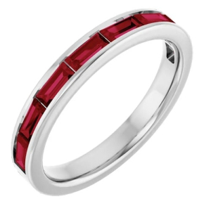 Natural Ruby  Diamond Rings