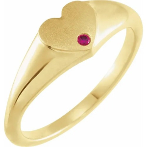 Natural Ruby Yellow Gold  Diamond Rings