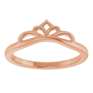 Averielle Rose Gold Plain Wedding Rings for Women