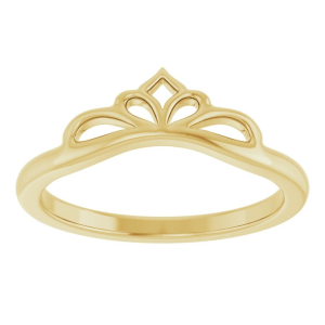 Averielle Yellow Gold Plain Wedding Rings for Women