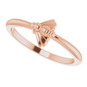 Alsie Rose Gold Plain Wedding Rings for Women