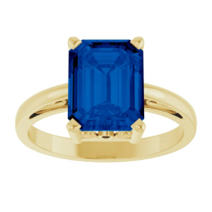 Arykah Blue Sapphire Rose Gold 