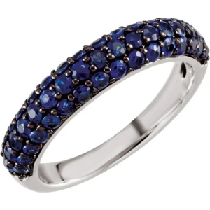 Nyelle Blue Silver Sapphire Ring