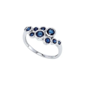 Nahiara Blue Silver Sapphire Ring