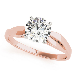 Lorelia Natural Diamond Rose Gold  Engagement Rings