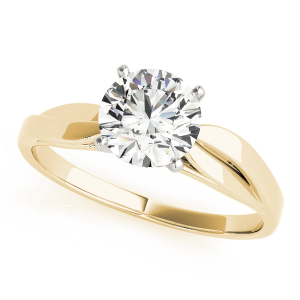 Lorelia Natural Diamond Yellow Gold  Engagement Rings