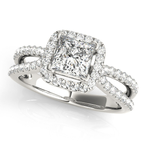 Kaylynn Natural Halo Diamond Rings