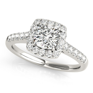 Lorraine Natural Halo Diamond Rings