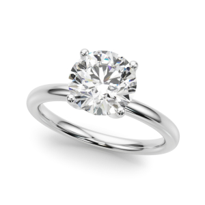 Yanay Natural Diamond 4 Prong Set Halo Engagement Ring