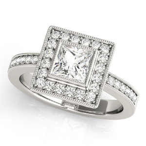 Lesly Natural Halo Diamond Rings