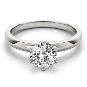 Mazie 0.10 - 3.00 Carat Natural Diamond Round cut 6 Prong  Classic Solitaire Engagement Rings