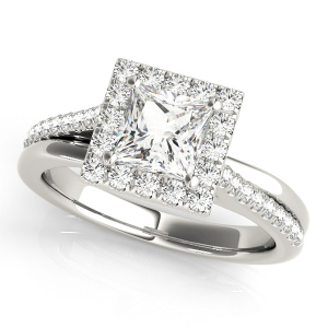 Lucie Natural Halo Diamond Rings