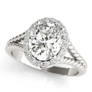 Leanna Natural Halo Diamond Rings