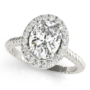 Kynlee Natural Halo Diamond Rings