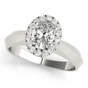 Kaylie Natural Halo Diamond Rings