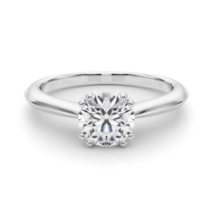 Marion Natural Double Prong Solitaire Diamond Rings