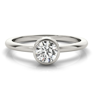 Macey Natural Bezel Solitaire Diamond Rings