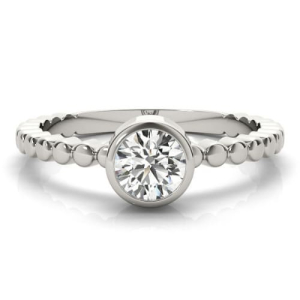 Malina Natural Bezel Solitaire Diamond Ring