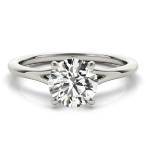 Melodie Lab-Created Diamond Round cut 4 Prong  Classic Solitaire Engagement Ring