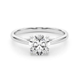 Mylie Lab-Created Diamond Round cut 4 Prong  Classic Solitaire Engagement Ring