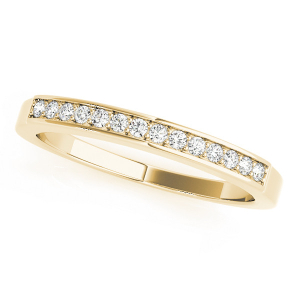 Rileigh Lab-Created Yellow Gold Channel-Set Eternity Diamond Rings