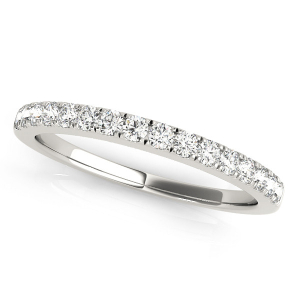 Renae 0.12 Carat Lab-Created Round cut Prong Three Quarter Eternity Diamond Rings