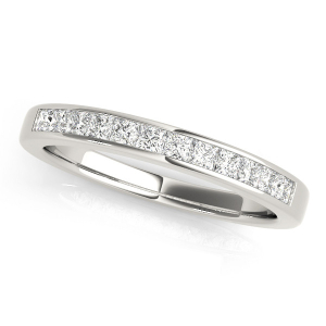 Rosabelle Lab-Created Princess cut Channel-Set Eternity Diamond Rings