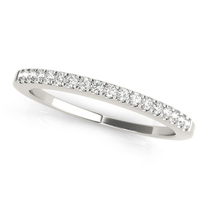 Cielle 0.12 Carat Lab-Created Round cut Prong Three Quarter Eternity Diamond Rings