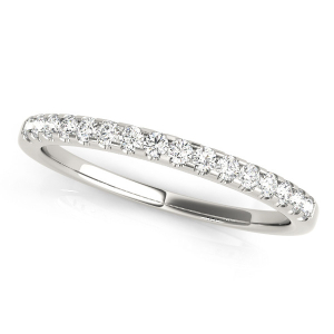 Amicia 0.25 Carat Lab-Created Round cut Prong Three Quarter Eternity Diamond Rings