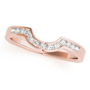 Shaelynn Lab-Created Rose Gold Channel-Set Eternity Diamond Ring