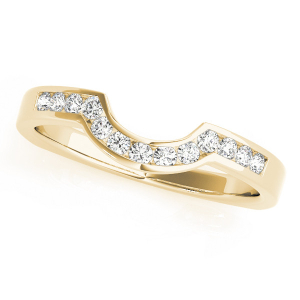 Shaelynn Lab-Created Yellow Gold Channel-Set Eternity Diamond Ring