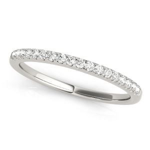 Austyn Lab-Created Platinum Prong Half Eternity Diamond Rings