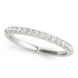 Triniti 0.10 - 0.20 Carat Lab-Created Round cut Prong Three Quarter Eternity Diamond Rings