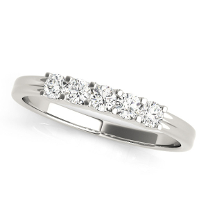 Anika 0.20 - 1.65 Carat Lab-Created Round cut 4 Prong  5 Stone Ring Diamond Rings