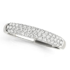 Juliett Lab-Created Platinum Pave-Set Eternity Diamond Rings