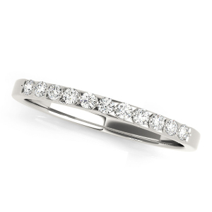 Cattleya Lab-Created Platinum Prong Half Eternity Diamond Rings