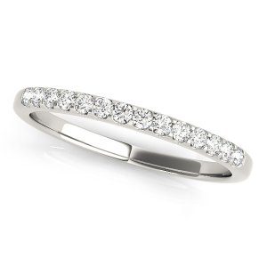 Avelyn 0.20 Carat Lab-Created Round cut Prong Three Quarter Eternity Diamond Rings