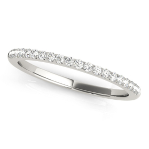 Alycia 0.12 - 0.20 Carat Lab-Created Round cut Prong Three Quarter Eternity Diamond Rings