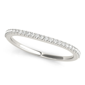 Kelce 0.12 Carat Lab-Created Round cut Prong Three Quarter Eternity Diamond Rings