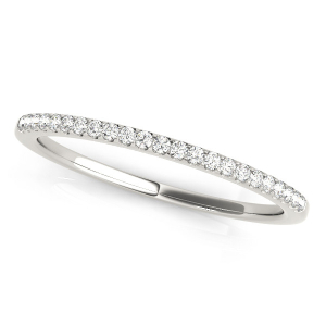 Rosita 0.12 Carat Lab-Created Round cut Prong Three Quarter Eternity Diamond Rings