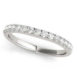 Aline 0.25 Carat Lab-Created Round cut Prong Three Quarter Eternity Diamond Rings