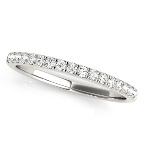 Lunna 0.16 Carat Lab-Created Round cut Prong Three Quarter Eternity Diamond Rings