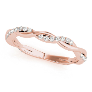 Chamorra Natural Rose Gold Diamond for Women Wedding Ring