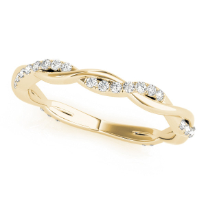 Chamorra Natural Yellow Gold Diamond for Women Wedding Rings